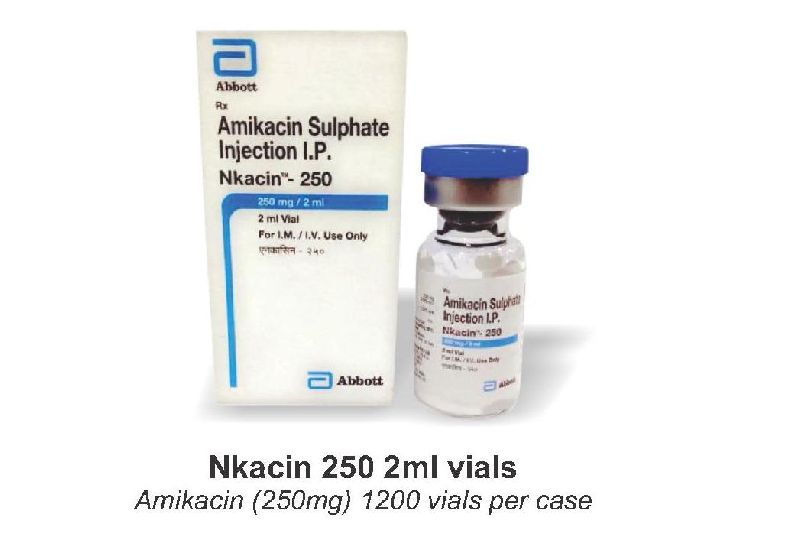 Amikacin Sulphate Injection IP - 250 mg / 2ml