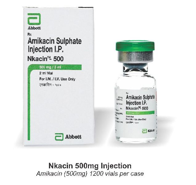 Amikacin Sulphate Injection IP - 500 mg / 2ml