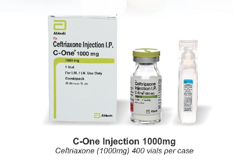 Ceftriaxone Injection IP 1000 mg (C - One - 1000 mg)