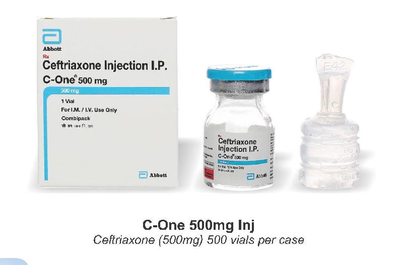 Ceftriaxone Injection IP 500 mg (C- One-500 mg)
