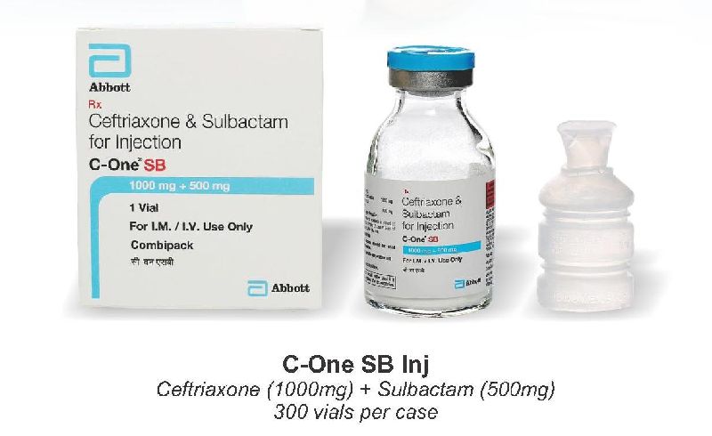 Ceftriaxone & Sulbactam for Injection (C - One - SB)