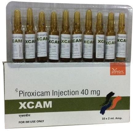 Piroxicam Injection, Packaging Size : 10x2 Ml Vial