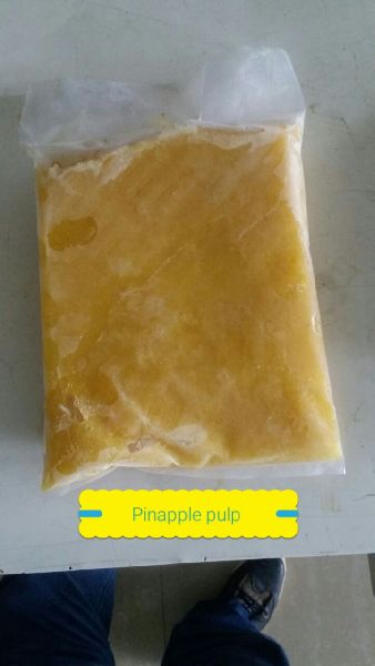 Frozen Pineapple pulp, for HORECA, B2B, Exports