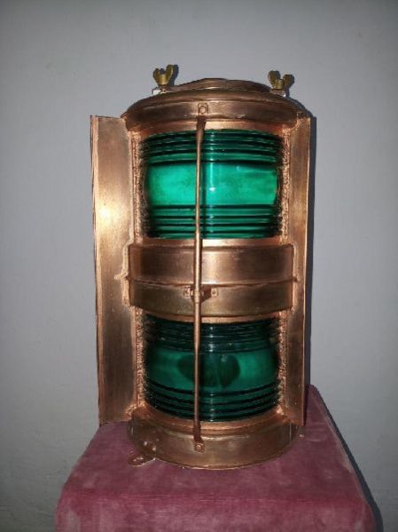 Brass Double Stack Ship Light