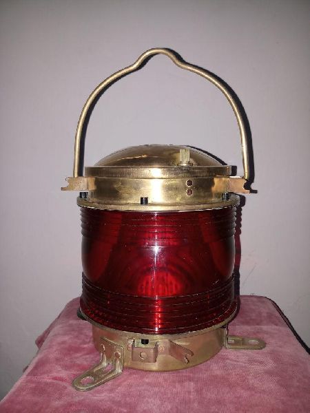  Brass Electric Lantern