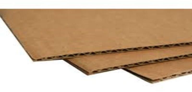 Corrugated Paper Sheet, for Roofing, Shedding, Making Boxes, Pattern : Plain