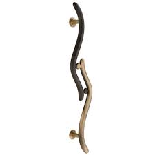 Polished Leher Brass Pull Handle, Color : Antique, Grain Black T/T