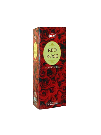 HEM Red Rose Incense Stick, Length : 1-5 Inch