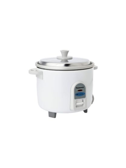 Panasonic 450-Watt Automatic Cooker Without Warmer (White) (0.6 Kgs)