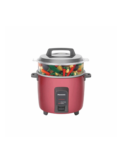 Panasonic SR-Y18FHS(E) 4.4-Litre Automatic Rice Cooker (Red)