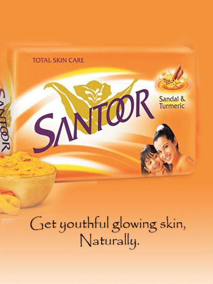 Santoor Sandal & Turmeric Soap