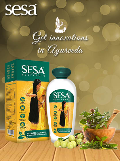Buy Sesa Hair Oil in Lotion  NonSticky Oil Replacement with 18 Ayurvedic  Herbs Vitamin E NO Mineral Oil NO Parabens 100 ml Online  Purplle