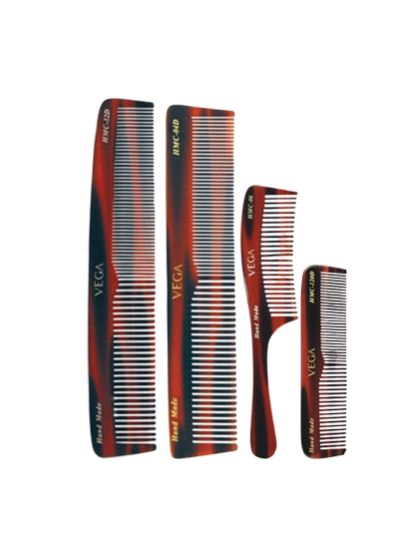 Plastic Vega Handmade Comb, Color : Brown