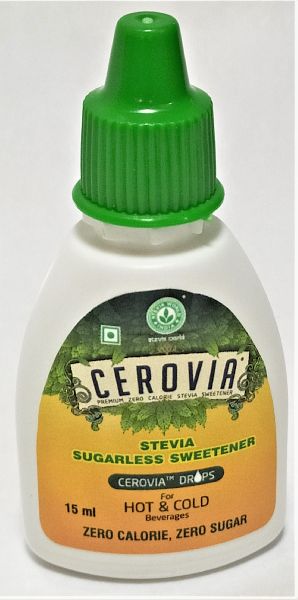 Stevia Drops, for Sugarless Sweetener, Certification : ISO 22000