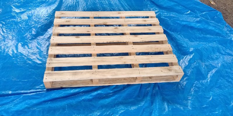 Polished Two Way Wooden Pallets, Length : 10-15feet