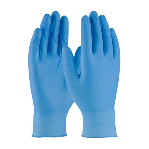 Nitrile Hand Gloves, Packaging Type : Blue