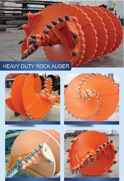 Metal Power Coated Heavy Duty Rock Auger, for Industrial, Feature : Corrosion Resistance