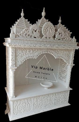 White Marble Home Temple