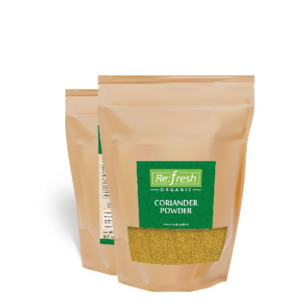 Refresh Organic Coriander Powder, Packaging Size : 500gm