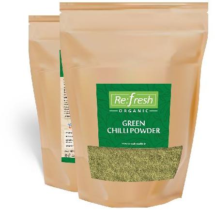 Refresh Organic Green Chilli Powder