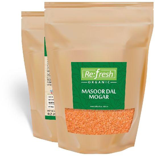 Refresh Organic Masoor Dal Mogar, Packaging Size : 1kg