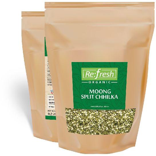 Refresh Organic Moong Split Chhilka, for Cooking, Feature : Non Harmful
