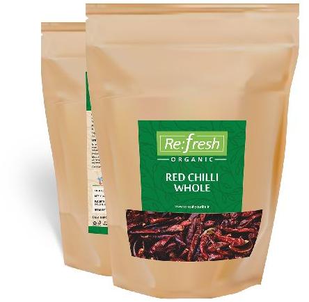 Refresh Organic Red Chilli Whole