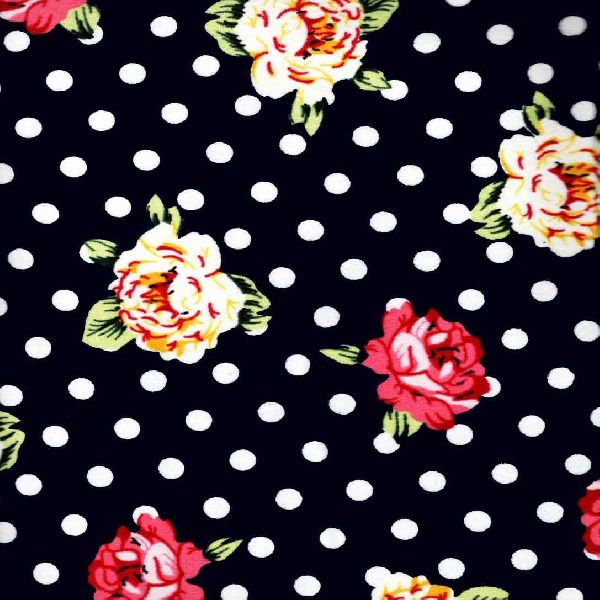 Flower printed velvet fabric  58