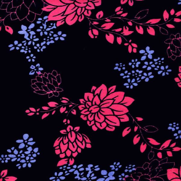 printed velvet fabric , width 58