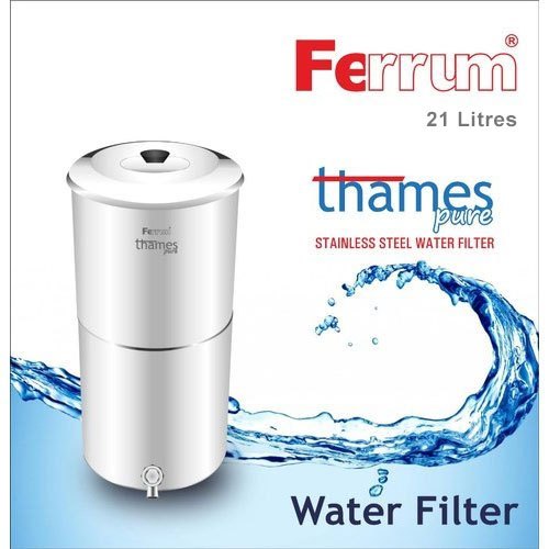 21 Litre Thames Pure Stainless Steel Water Filter