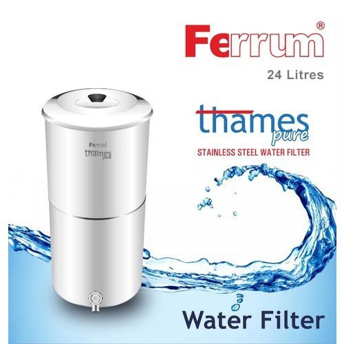 24 Litres Thames Pure Stainless Steel Water Filter