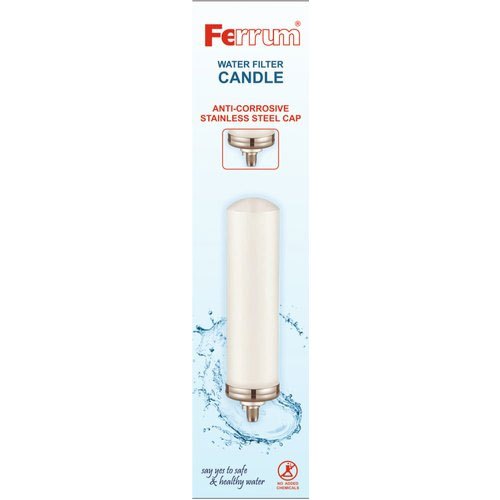 Ferrum Water Ceramic Filter Candle, Color : Silver