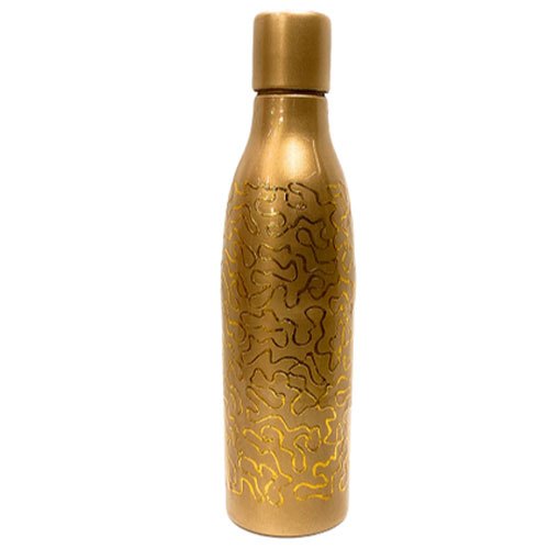 Printed Royal Gold Copper Bottle
