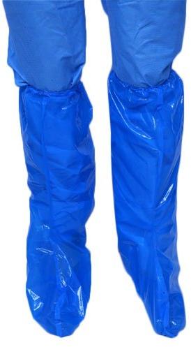 M Blue Non Woven Knee Length Shoe Cover, for Clinical, Hospital, Size : Universal
