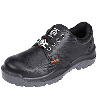 Leather Safety Shoes, for Industrial Pupose, Feature : Anti Skid, Durable, Heat Resistanth