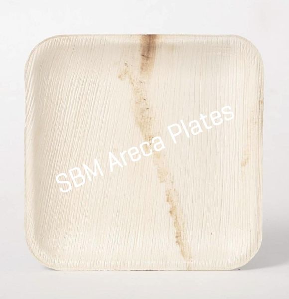 Areca leaf plate, for Serving Food, Feature : Biodegradable, Disposable, Eco Friendly, Light Weight