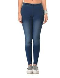 Plain Denim Lycra Leggings, Occasion : Casual Wear