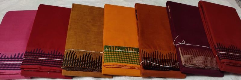 Running blouse Chettinad Cotton Sarees, for Easy Wash, Width : 6.5 Meter