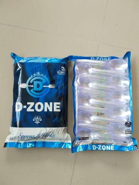 PP D Zone Disposable Spoon, Length : 4 Inch, 5 Inch, 6 Inch