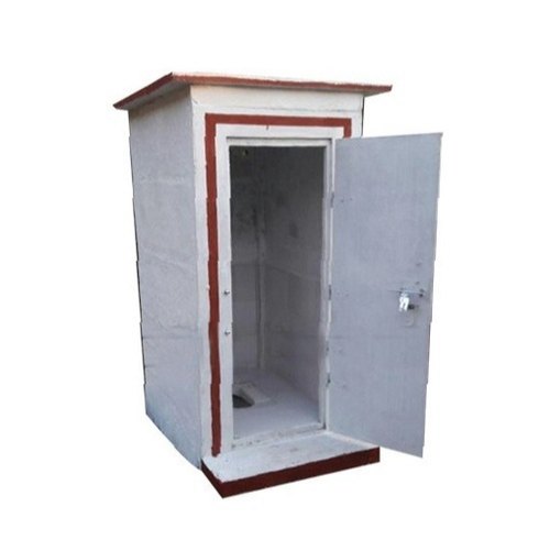 Cabinet Prefab Readymade RCC Toilet, Color : White Red