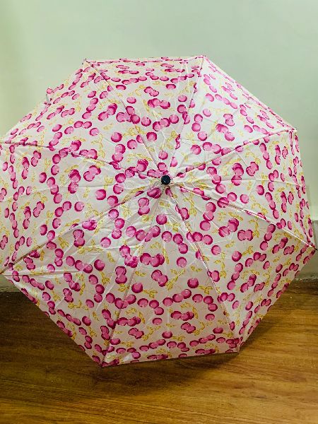 2- fold umbrella, Color : white pink