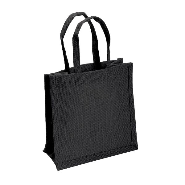ISPL Jute BLACK JUCO BAG ., for Formal, Size : CUSTOMIZED