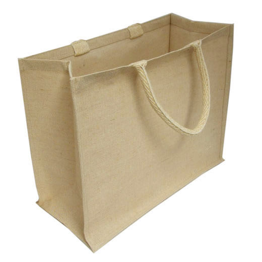 ISPL Rectangular Jute NATURAL JUCO BAG., for Formal, Size : CUSTOMIZED