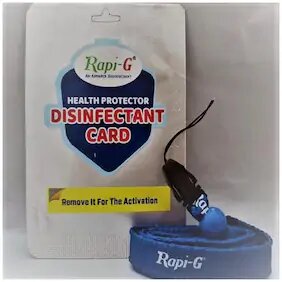 Rapi-G Disinfectant Card, Color : Grey, Silver