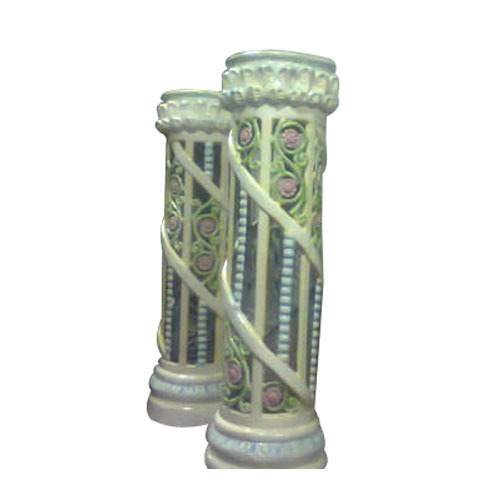 4 Feet FRP Decorative Pillar, for Decoration, Style : Antique