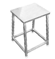 Stainless Steel Square Stool, Size : 300x300x533 mm