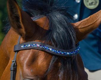Leather Horse Browbands, Feature : Precise Design