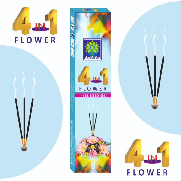 Bamboo Flower Incense Sticks, Feature : Optimum Quality, Air Tight Packaging