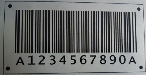 metal barcode labels