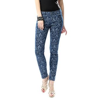 Plain Denim Ladies Printed Jeans, Feature : Comfortable, Skin Friendly
